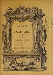 Cover of: Album de la Renaissance by Georges Hirth