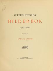 Cover of: Kulturhistorisk bilderbok 1400-1900