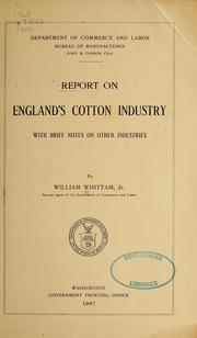 Cover of: Report on England