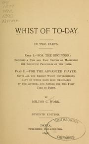 Cover of: Whist of to-day: in two parts