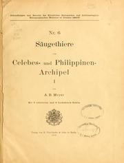 Cover of: Säugethiere vom Celebes- und Philippinen-Archipel