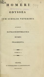 Cover of: Odyssea by Όμηρος (Homer)