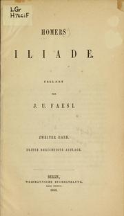 Cover of: Iliade by Όμηρος