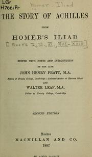 Cover of: The story of Achilles from Homer's Iliad by Όμηρος