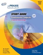 Cover of: Fundamental Subjects | Educational Testing Service.