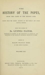 Cover of: The history of the popes