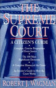 Cover of: The Supreme Court: a citizen's guide