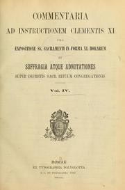 Cover of: Decreta authentica Congregationis Sacrorum Rituum