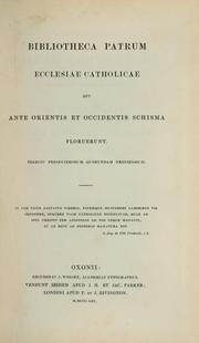 Cover of: Sancti Patris Nostri Joannis Chrysostomi ... Interpretatio omnium epistolarum Paulinarum per homilias facta by Saint John Chrysostom