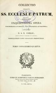 Cover of: [Omnia quae extant juxta Benedictinorum versionem]