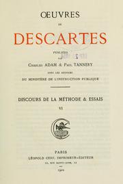 Cover of: Oeuvres de Descartes
