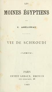 Cover of: Les moines égyptiens by E. Amélineau