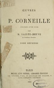 Cover of: Oeuvres de P. Corneille by Pierre Corneille