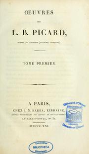 Cover of: Oeuvres by L.-B Picard
