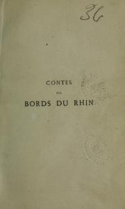 Cover of: Contes des bords du Rhin