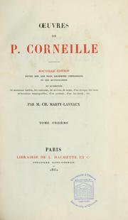 Cover of: Oeuvres de P. Corneille