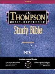 Cover of: Thompson Chain Reference Study Bible-NIV by Frank Charles Thompson