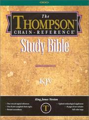 Cover of: Thompson Chain-Reference Study Bible-KJV by 