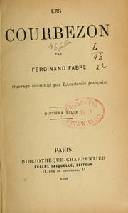 Cover of: Les Courbezon