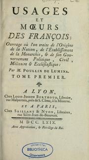 Cover of: Usages et moeurs des François --