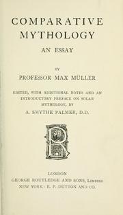 Cover of: Comparative mythology by F. Max Müller