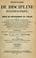 Cover of: Dictionnaire de dixcipline ecclésiastique, ou traité du gouvernement de l'g̈lise