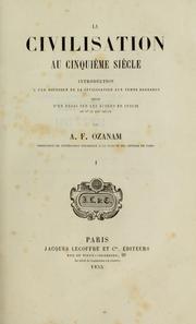 Cover of: Œuvres complètes de A.-F. Ozanam