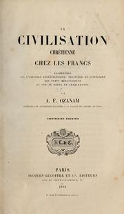 Cover of: Œuvres complètes de A.-F. Ozanam