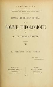 Cover of: Commentaire français littéral de la Somme théologique de Saint Thomas d'Aquin