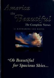 Cover of: America the beautiful: the complete verses