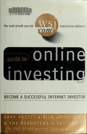 Cover of: The Wall Street journal interactive edition's guide to online investing: become a successful Internet investor