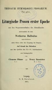 Cover of: Hymni inediti: Liturgische Hymnen des Mittelalters