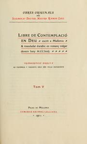 Cover of: Obres doctrinalis by Ramon Llull