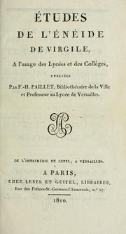 Études de l'Énéide de Virgile by François Hippolyte Paillet