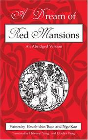 Cover of: A Dream of Red Mansions by Tsʻao, Hsüeh-chʻin., (qing) Cao, xue qin, Cao xue qin, Tsʻao, Hsüeh-chʻin., Kao Ngo