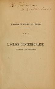 Cover of: Histoire générale de l'Église