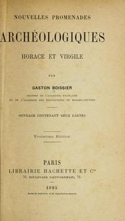 Cover of: Nouvelles promenades archéologiques: Horace et Virgile : ouvrage contenant deux cartes