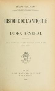 Histoire de l'antiquité by E. Cavaignac