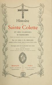 Cover of: Histoire de Sainte Colette et des Clarisses en Franche-Comté by Jacques Théodore Bizouard