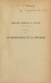 Cover of: Histoire générale de l'Église by Mourret, Fernand, Mourret, Fernand