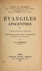 Cover of: Évangiles apocryphes