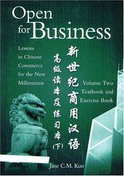 Cover of: Open for Business-Vol. 2: Lessons in Chinese Commerce for the New Millennium