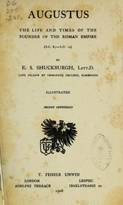 Cover of: Augustus by Evelyn S. Shuckburgh
