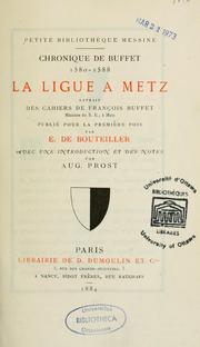 La ligue à Metz by François Buffet