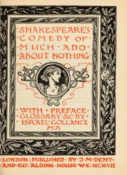 Cover of: Shakespeare's Comedy of Much Ado About Nothing by William Shakespeare