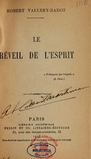 Cover of: Le reveil de l'esprit
