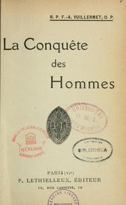 La conquête des hommes by Antonin Vuillermet