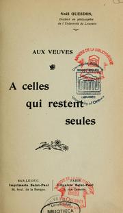 À celles qui restent seules by Noel Guesdon