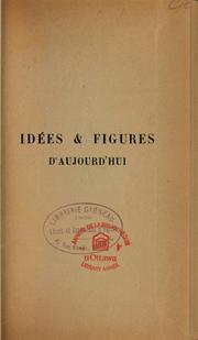 Cover of: Idées & figures d'aujourd'hui by René Gillouin