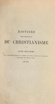 Cover of: Les apôtres by Ernest Renan